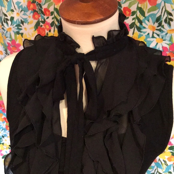 Cable & Gauge Tops - Sexy black shirt